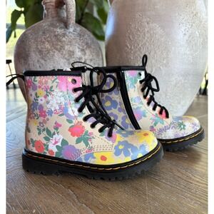 Dr. Martens Kids Floral Boots - Multicolor